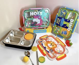 Lunchbox, ca. 900ml, 4 Fächer