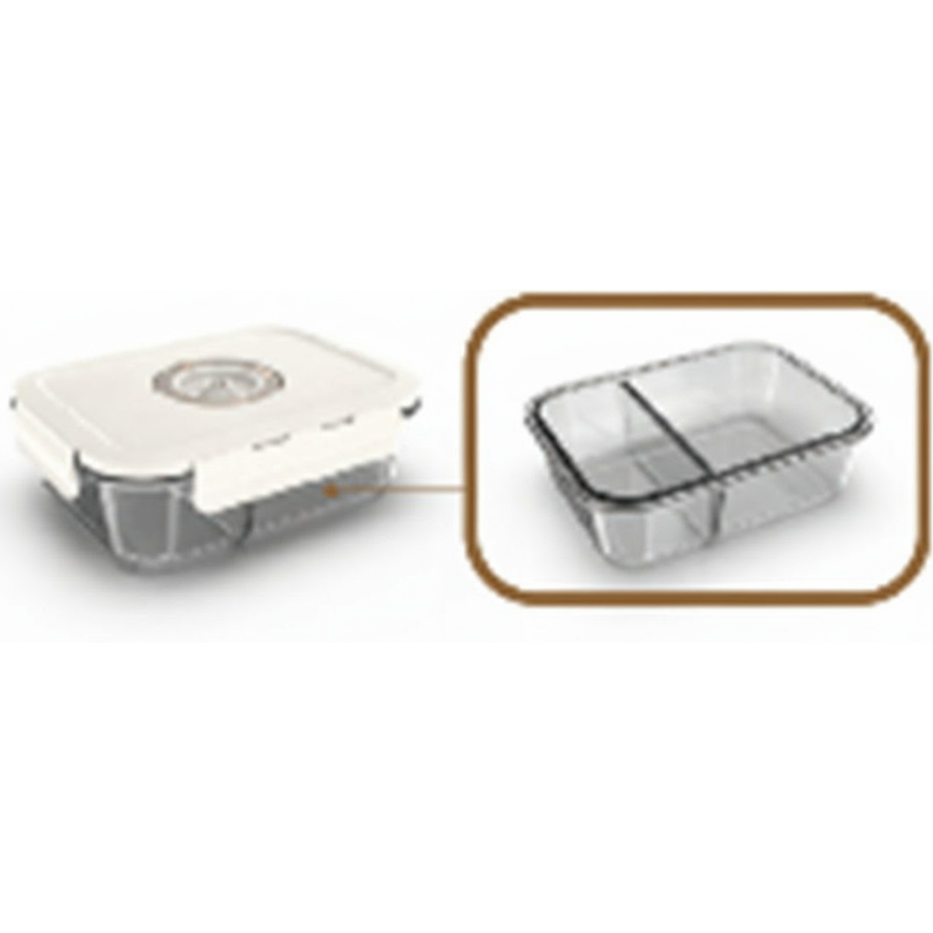 Vakuum Lunchbox, ca. 1020 ml