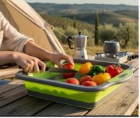 2-in-1 Schneidebrett und Spülschüssel