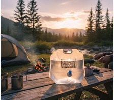 Camping Wasserbeutel 5L, mit Zapfhahn