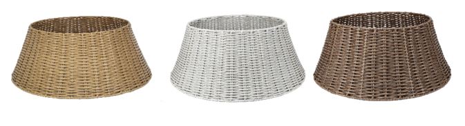 Weihnachtsbaumdecke aus Weide, sortiert