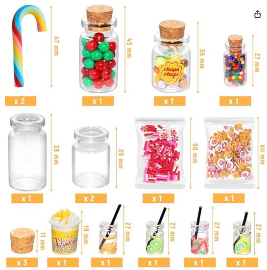 Mini-Gnom-Dekorationen 18-tlg.