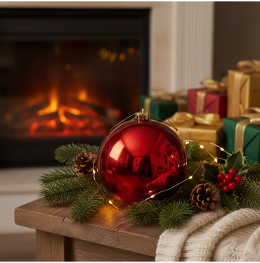 Große Christbaumkugel, ca. 14 cm