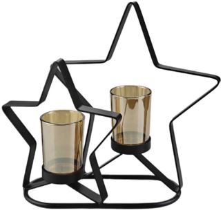 Kerzenhalter im Sternendesign