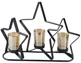 Kerzenhalter im Sternendesign