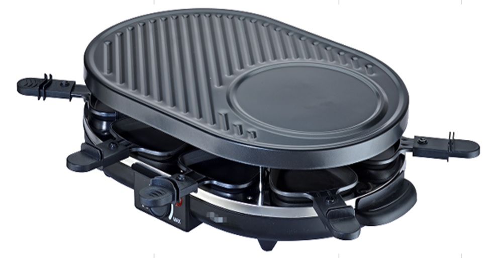 Raclette Grill, inkl. 8 Pfännchen