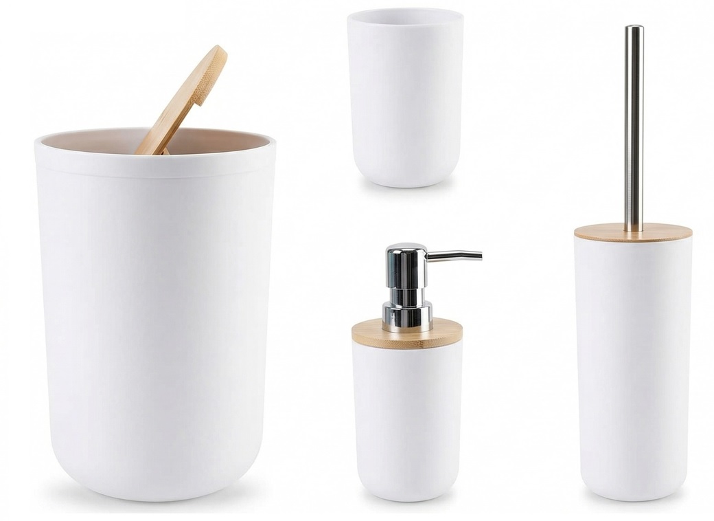Badezimmer-Set, 4-tlg.