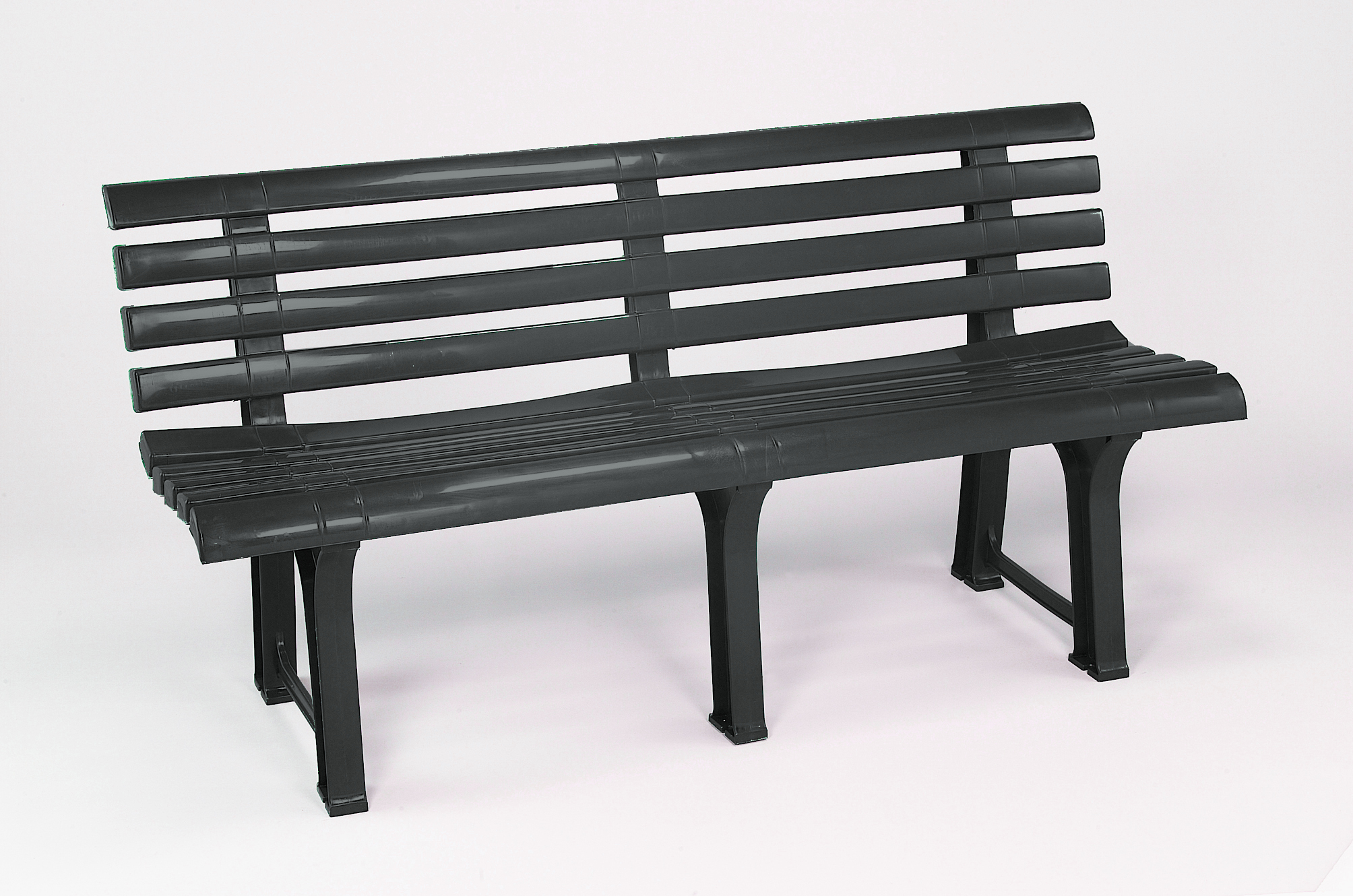 Gartenbank aus Kunststoff 3 Sitzer – 145 x 49 x 74cm