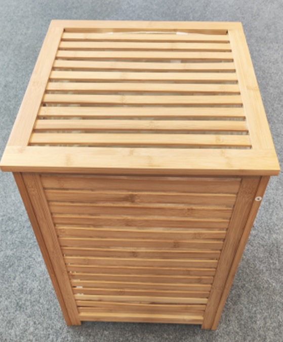 Aufbewahrungsregal aus Bambus  – Maße: ca. 40,5 x 38,5 x 58,5cm