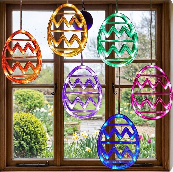 LED Ostereier  – ca. 19 x 2,5 x 13 cm 