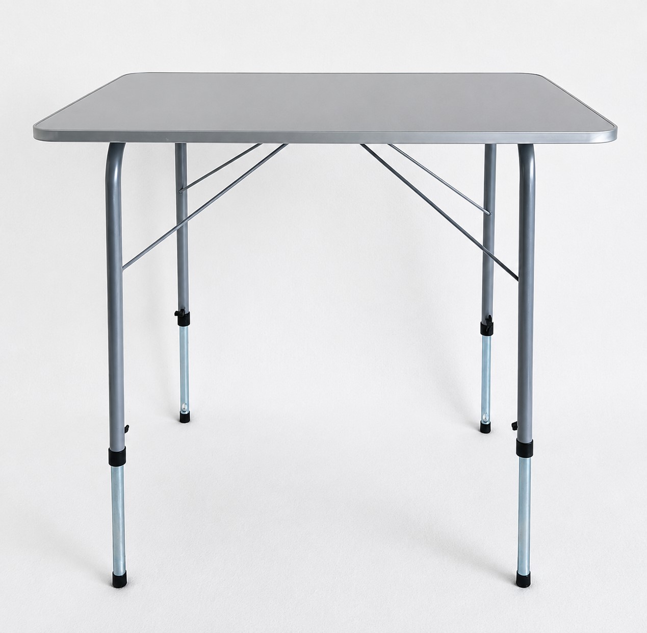 Campingtisch 80x60cm höhenverstellbar – Höhe 50-69cm 