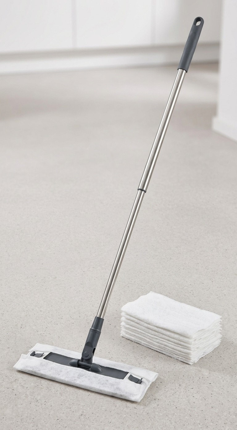 Mopp mit 10er Vliestuch-Set – Größe: 28.5*22.5cm