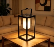 LED Solar Laterne – 15x15x38cm