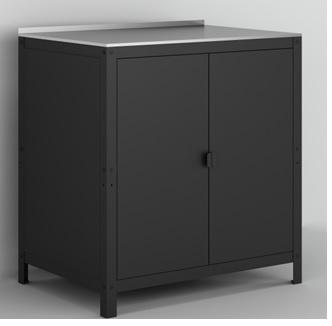 Metall Schrank für den Aussenbereich – 80x50cm, Höhe 92cm