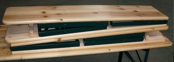 Faltbare Bierzeltgarnitur Bänke